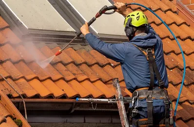 Démoussage et hydrofuge de toiture à Varaville